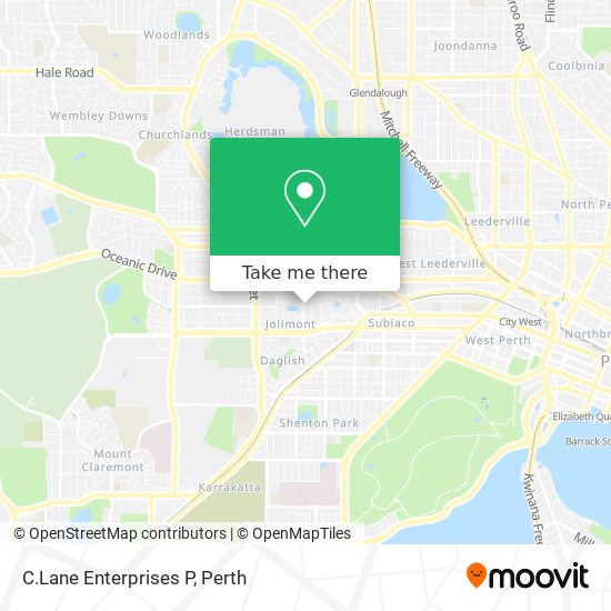 C.Lane Enterprises P map