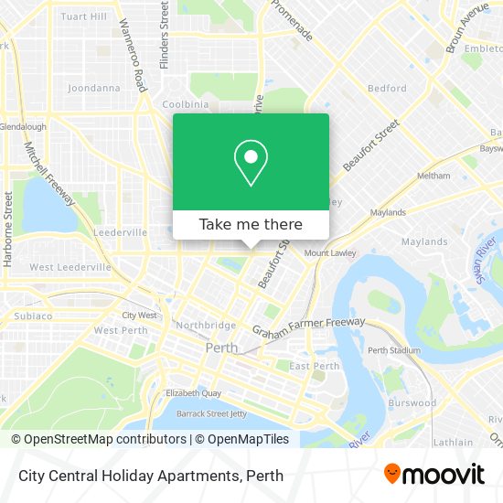 Mapa City Central Holiday Apartments