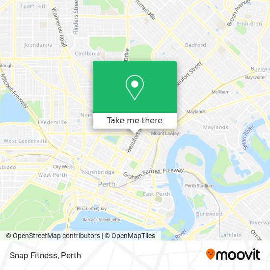 Snap Fitness map