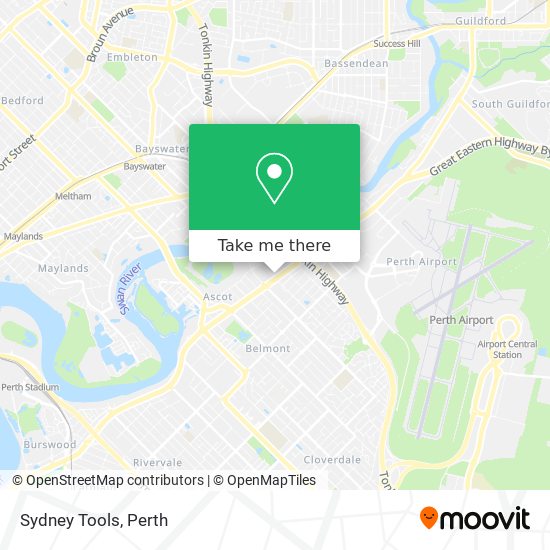 Sydney Tools map