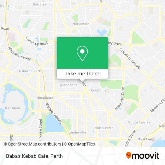Baba's Kebab Cafe map