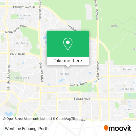 Westline Fencing map