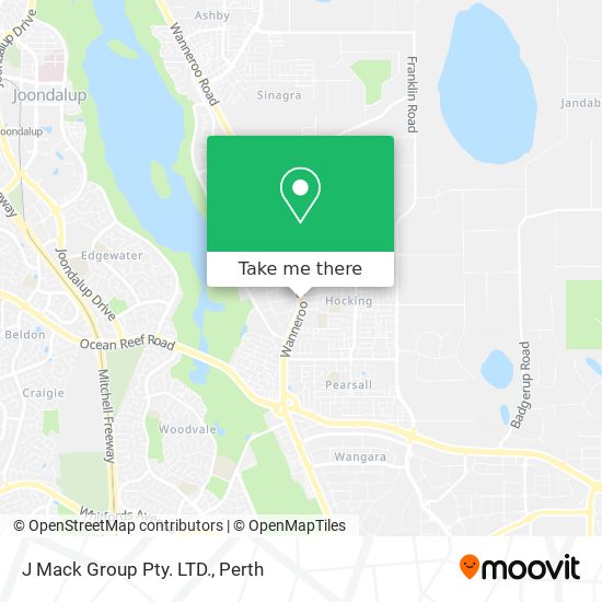 J Mack Group Pty. LTD. map