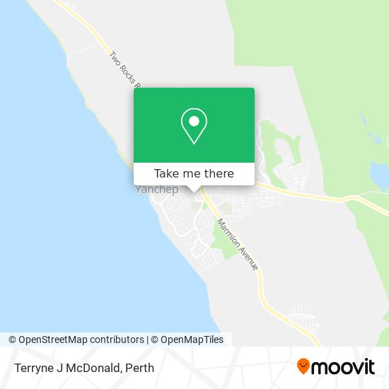Terryne J McDonald map