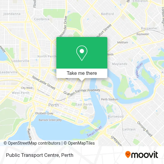 Mapa Public Transport Centre