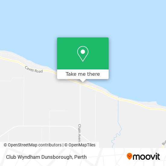 Club Wyndham Dunsborough map
