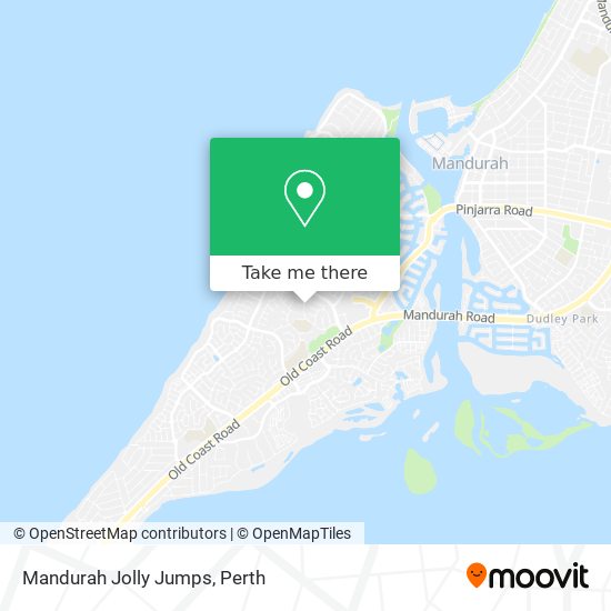 Mapa Mandurah Jolly Jumps