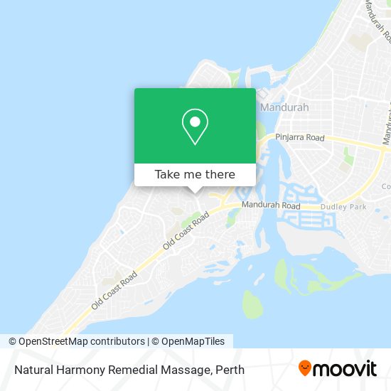 Natural Harmony Remedial Massage map