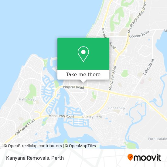 Kanyana Removals map