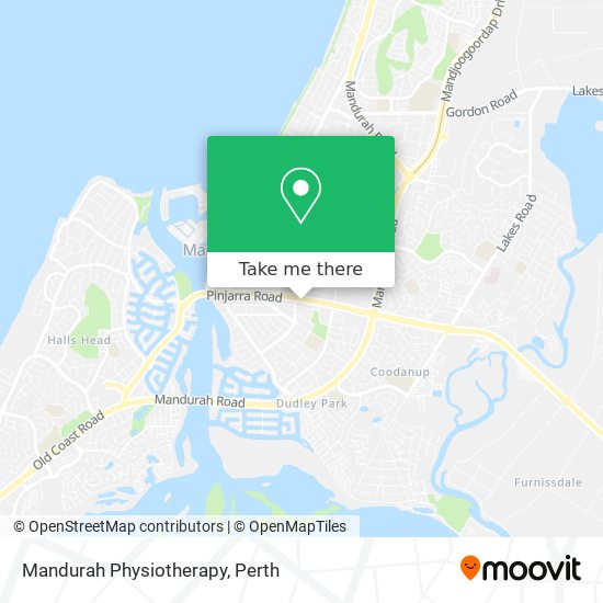 Mapa Mandurah Physiotherapy