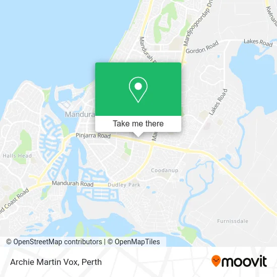 Mapa Archie Martin Vox