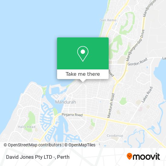 Mapa David Jones Pty LTD -