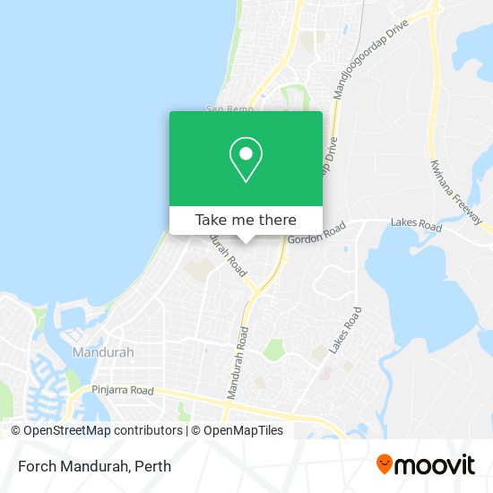 Forch Mandurah map