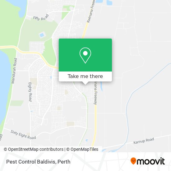 Pest Control Baldivis map