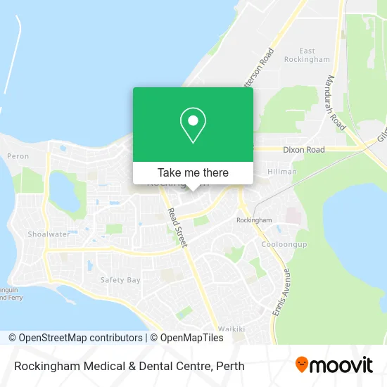 Mapa Rockingham Medical & Dental Centre