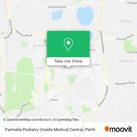 Parmelia Podiatry (Inside Medical Centre) map