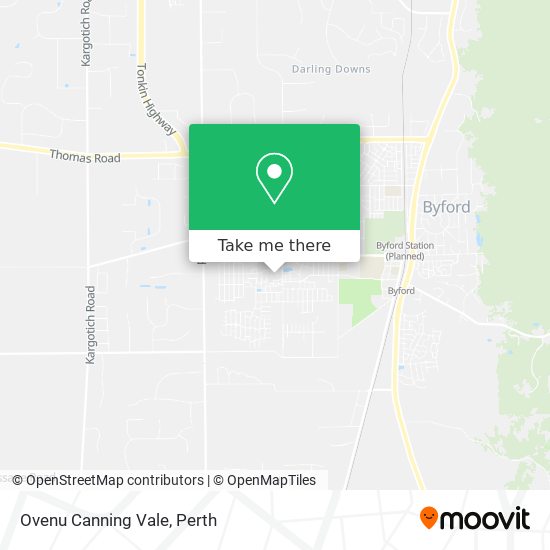 Ovenu Canning Vale map