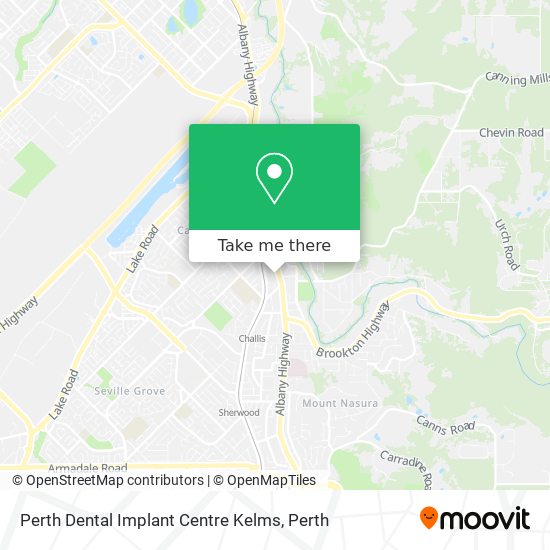 Perth Dental Implant Centre Kelms map