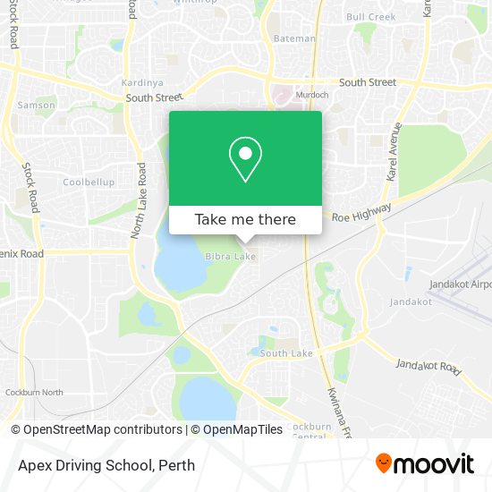 Apex Driving School map