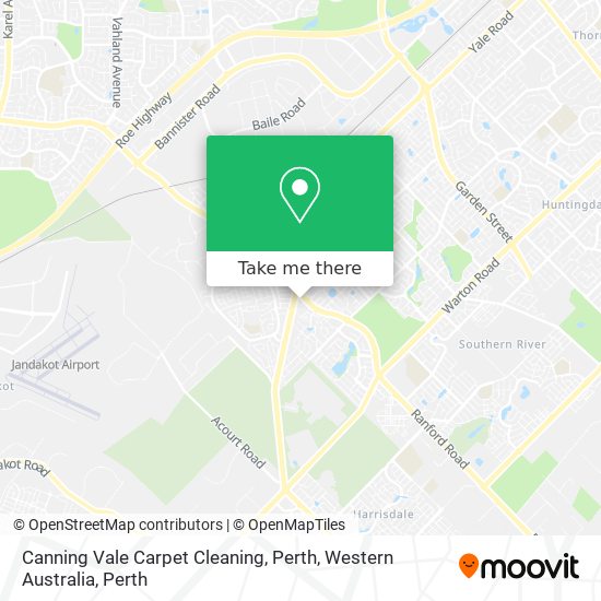 Mapa Canning Vale Carpet Cleaning, Perth, Western Australia