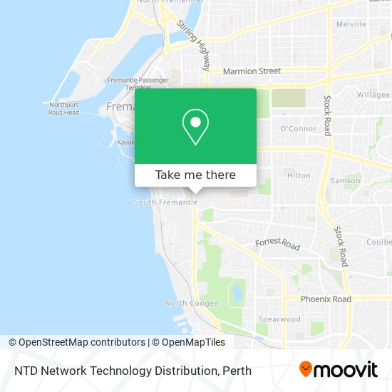 NTD Network Technology Distribution map