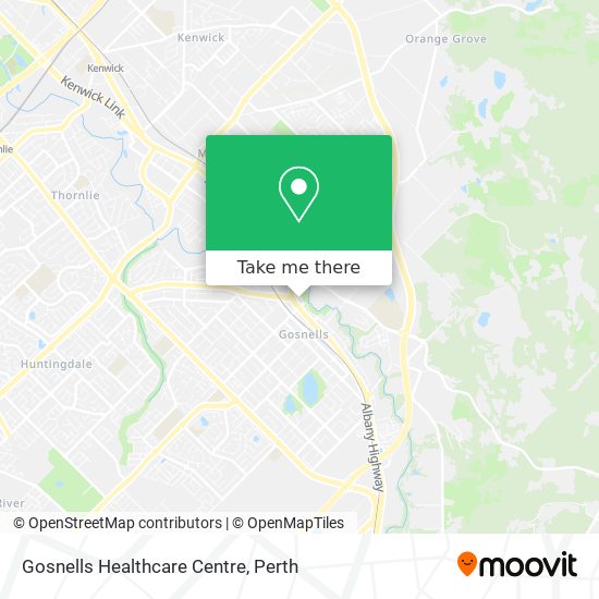 Gosnells Healthcare Centre map