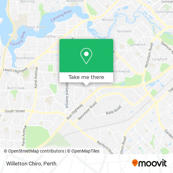 Willetton Chiro map