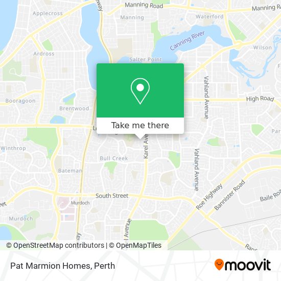 Pat Marmion Homes map