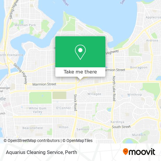 Mapa Aquarius Cleaning Service