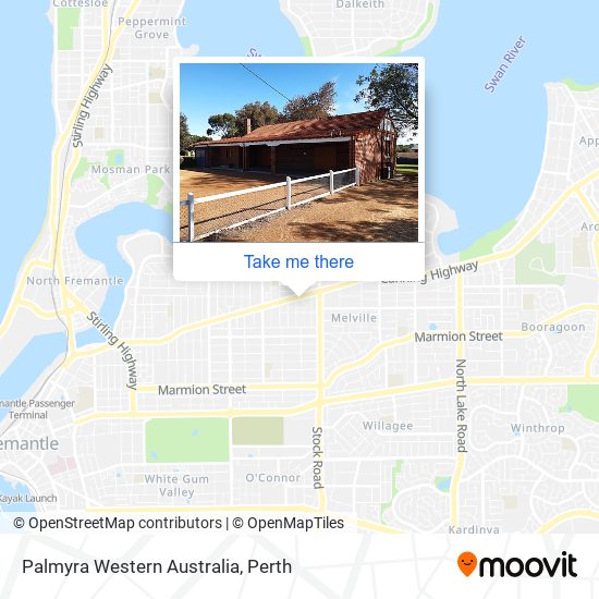 Palmyra Western Australia map