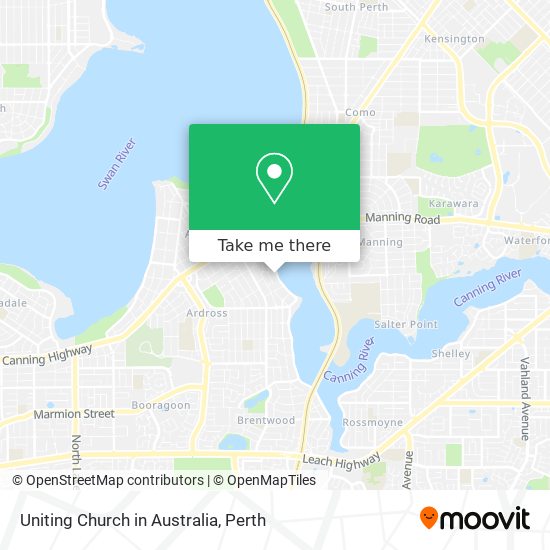 Uniting Church in Australia map