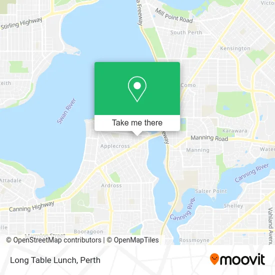 Mapa Long Table Lunch