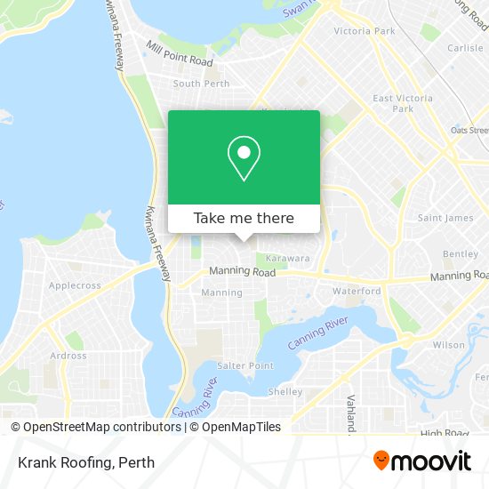 Krank Roofing map