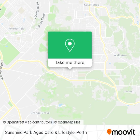 Sunshine Park Aged Care & Lifestyle map
