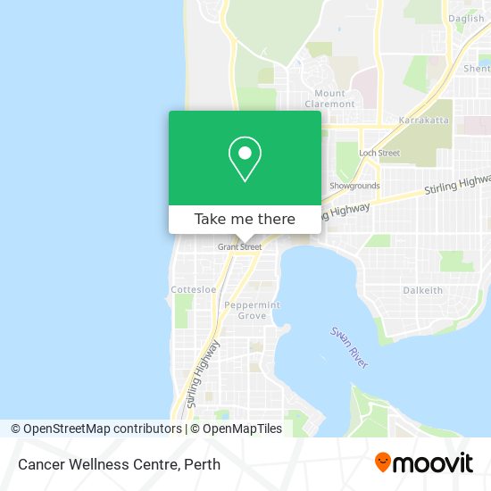 Cancer Wellness Centre map