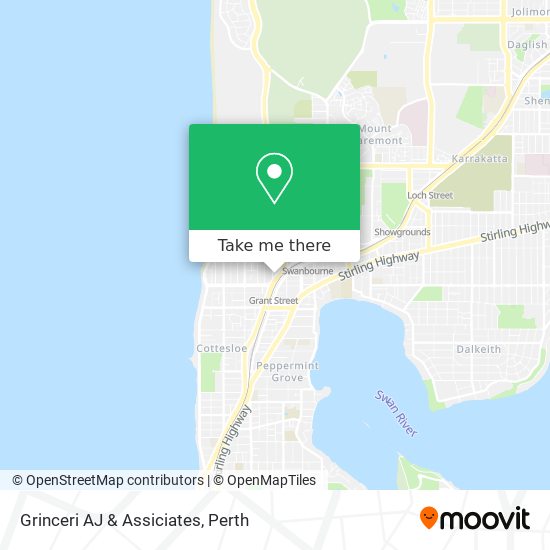 Grinceri AJ & Assiciates map
