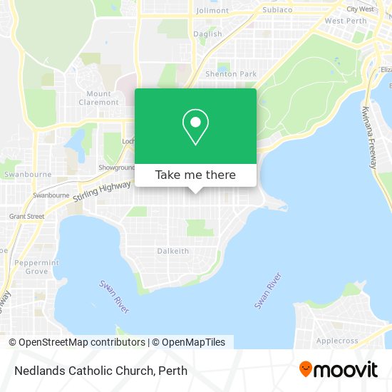 Nedlands Catholic Church map