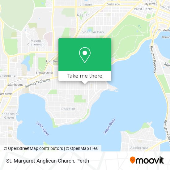 St. Margaret Anglican Church map