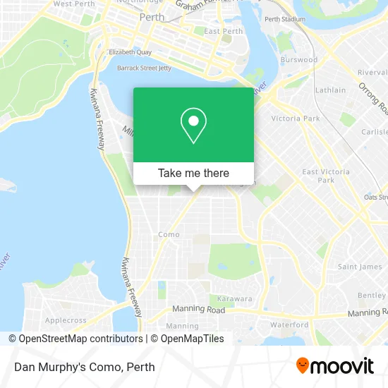 Mapa Dan Murphy's Como