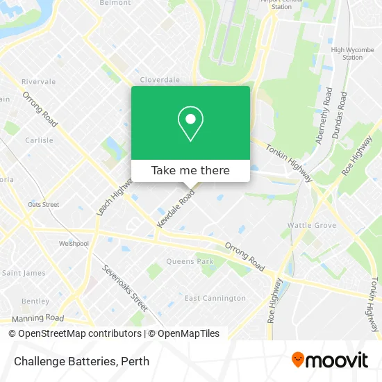 Challenge Batteries map