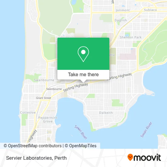 Mapa Servier Laboratories