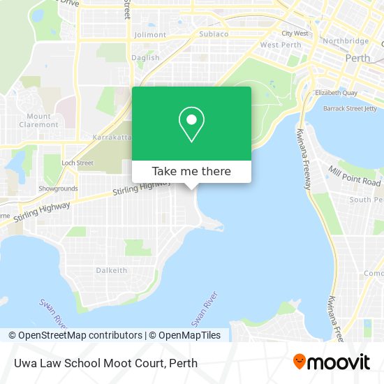 Uwa Law School Moot Court map