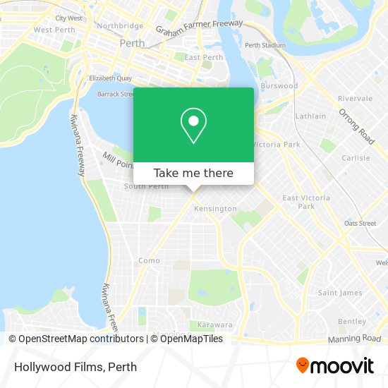 Hollywood Films map