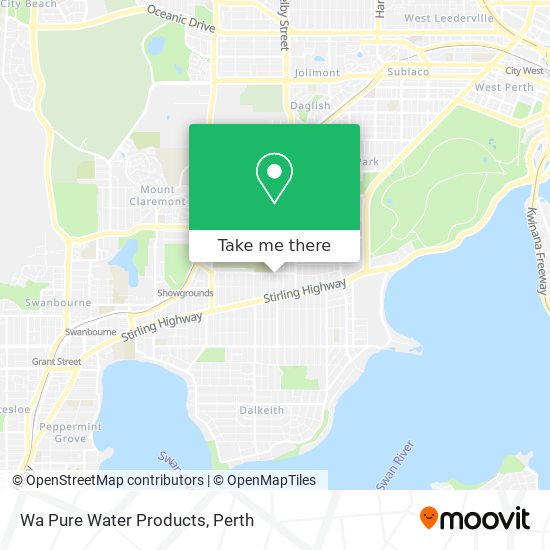 Wa Pure Water Products map