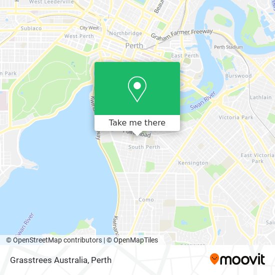 Grasstrees Australia map