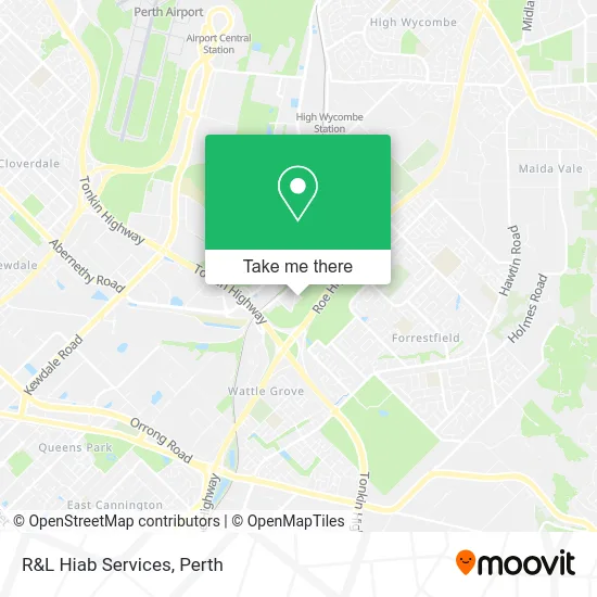 Mapa R&L Hiab Services