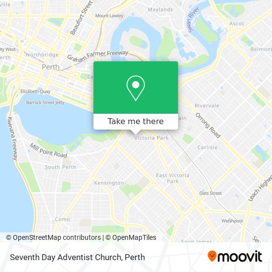 Mapa Seventh Day Adventist Church