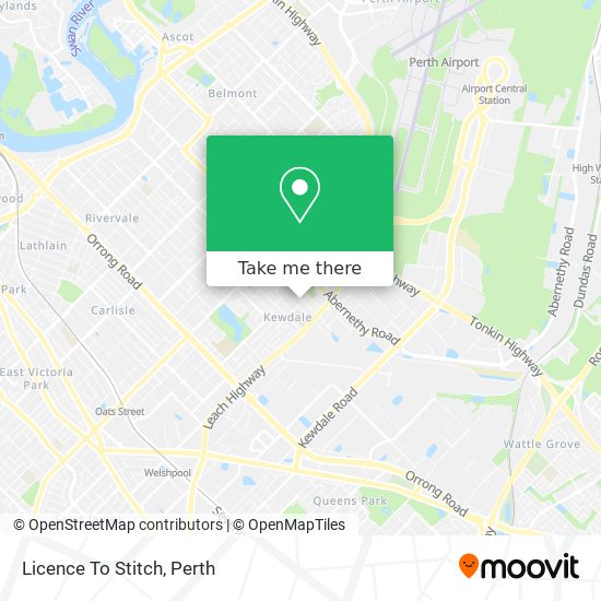 Licence To Stitch map