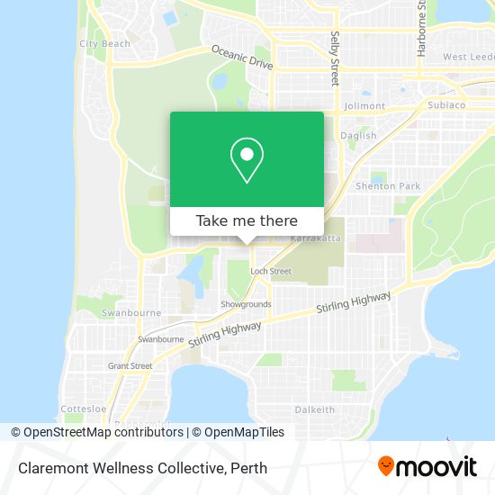 Claremont Wellness Collective map