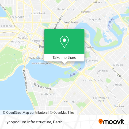 Mapa Lycopodium Infrastructure